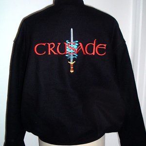 Crusade Babylon 5 Film Crew wool bomber jackets Sichel M Vintage tv series